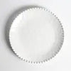 Dinner Beaded Pearl Cream Melamine Plate 11 inch Merritt