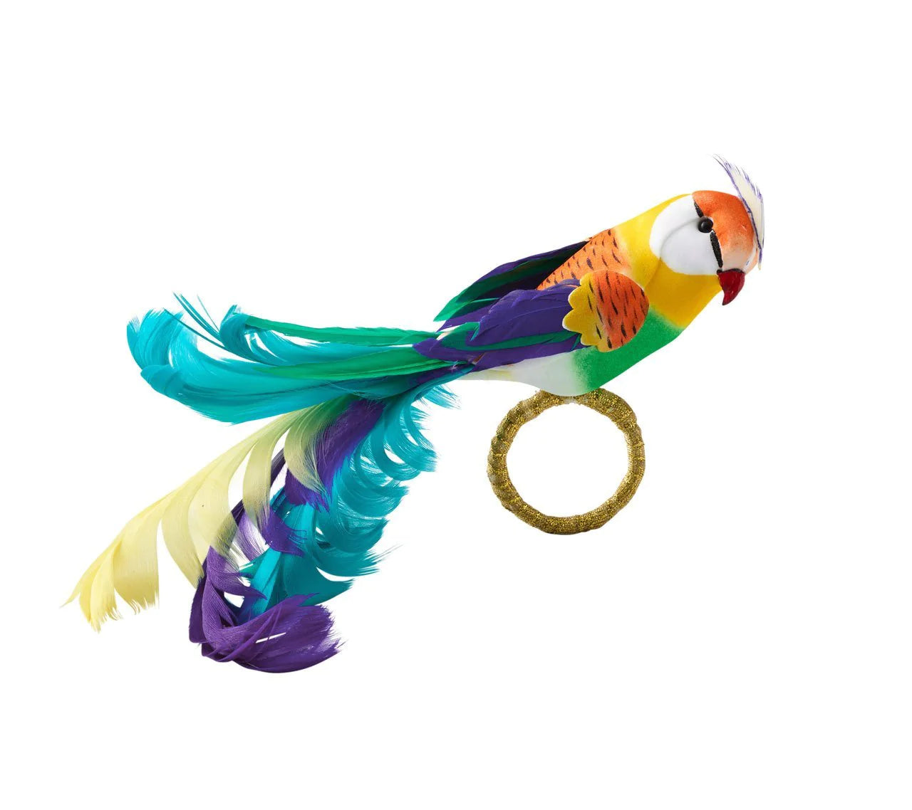 Kim Seybert Napkin Rings: Rio in Multi, Set of 4