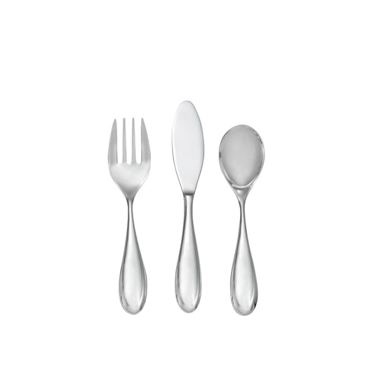 Nambe Kibo Toddler 3 Piece Flatware Set