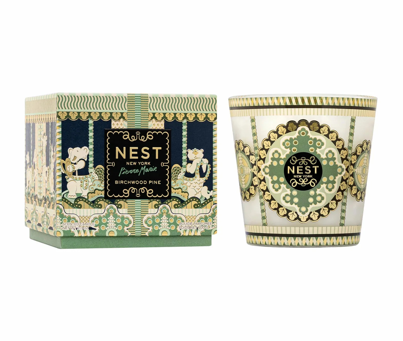 NEST New York x Pierre Marie  3-Wick Candle Birchwood Pine