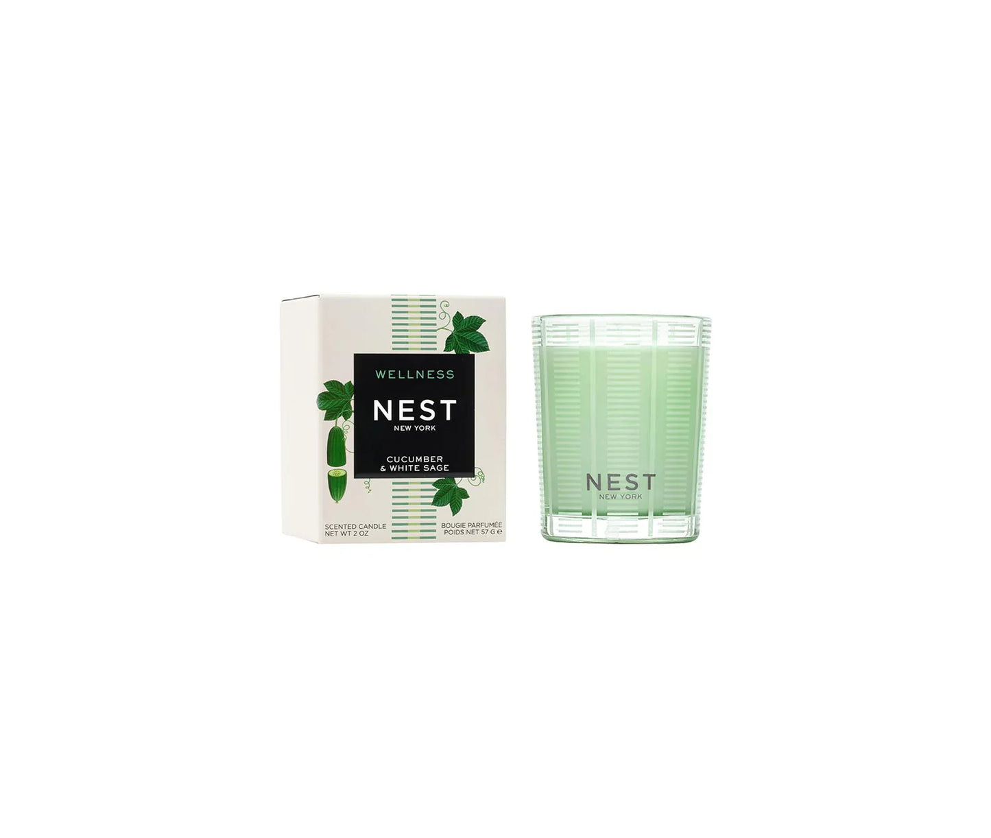 Nest Candle Votive Cucumber & White Sage Votive