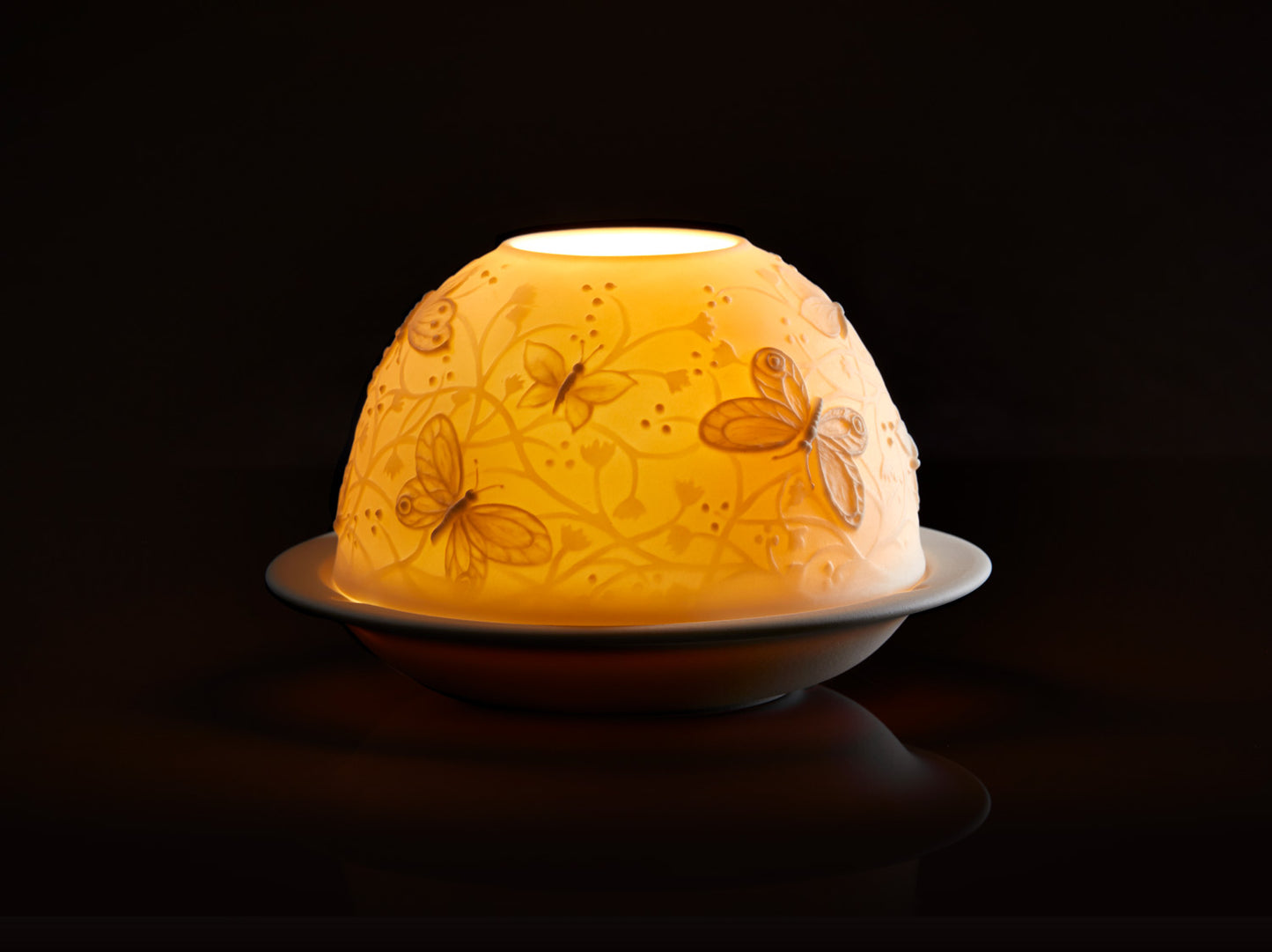 Bernardaud LED Votivelight - Butterflies in Flight