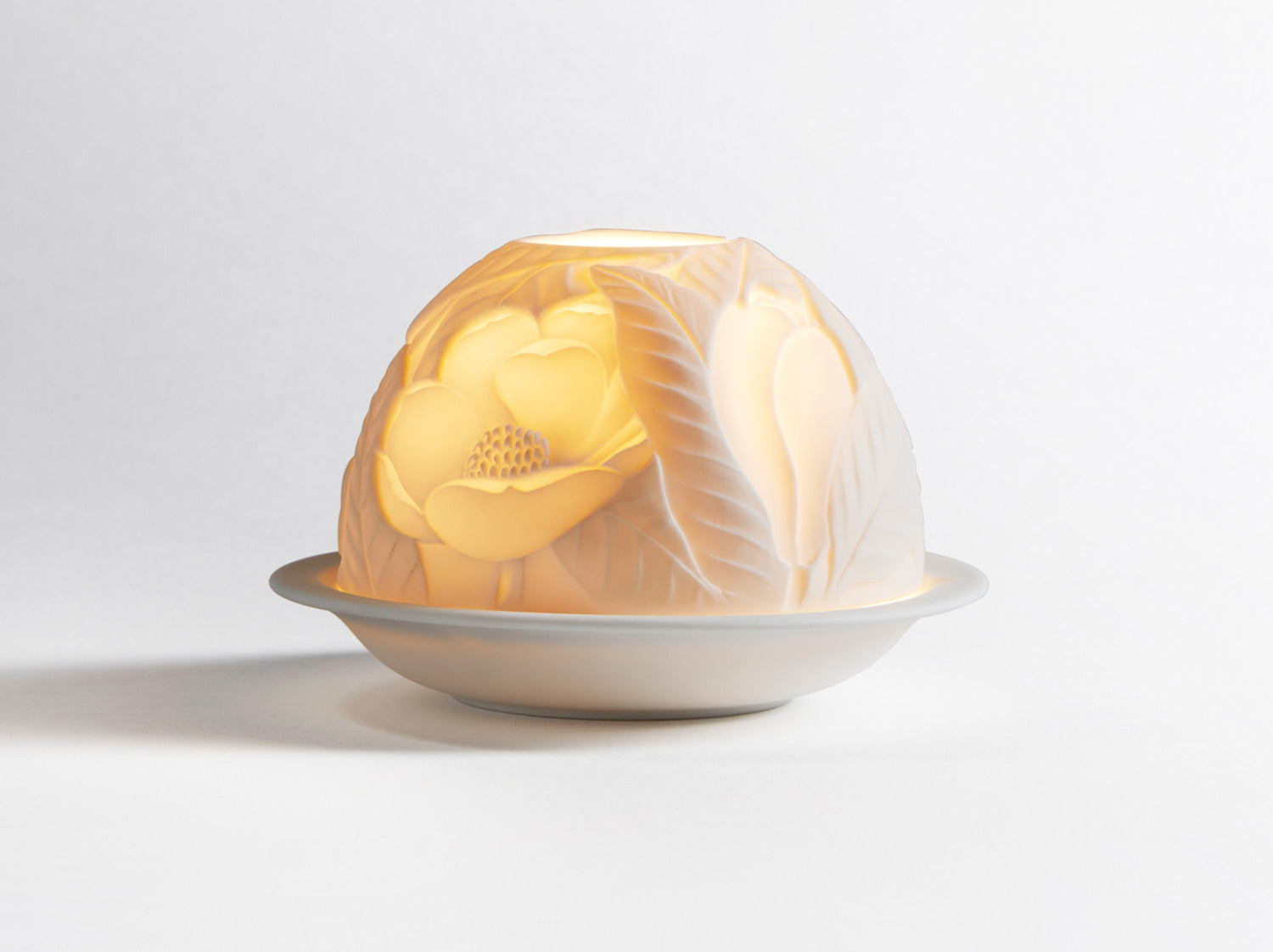 Bernardaud LED Votivelight - Magnolia Blossoms