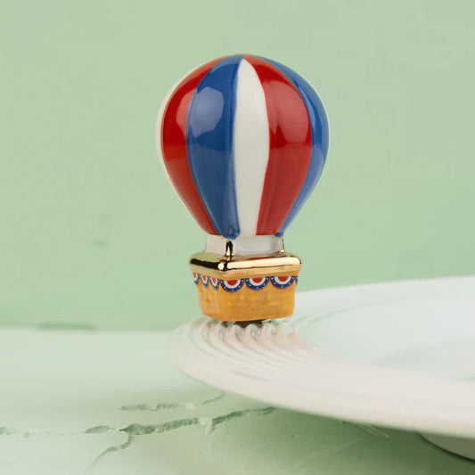Nora Fleming A452 Red, White, and Balloon Mini