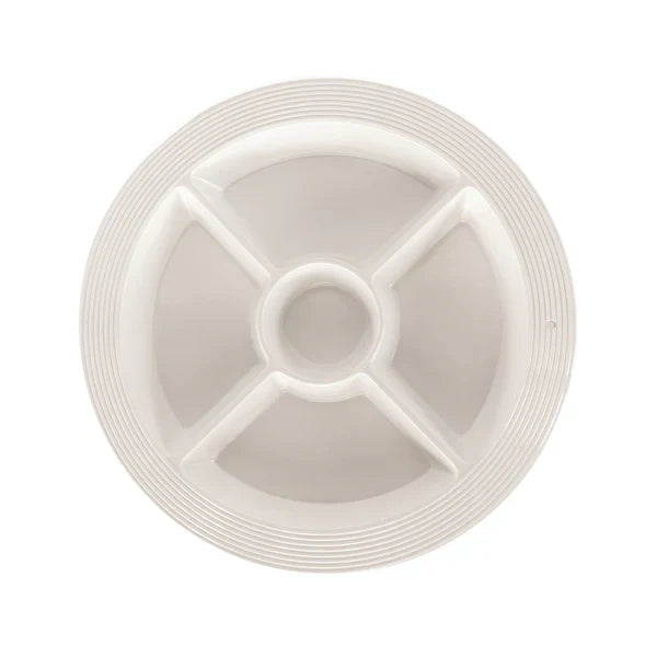 Nora Fleming Melamine: Pinstripes Round Divided Dish