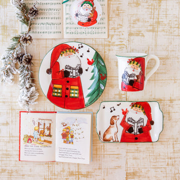 Vietri Old St. Nick 2023 Limited Edition Rectangular Plate