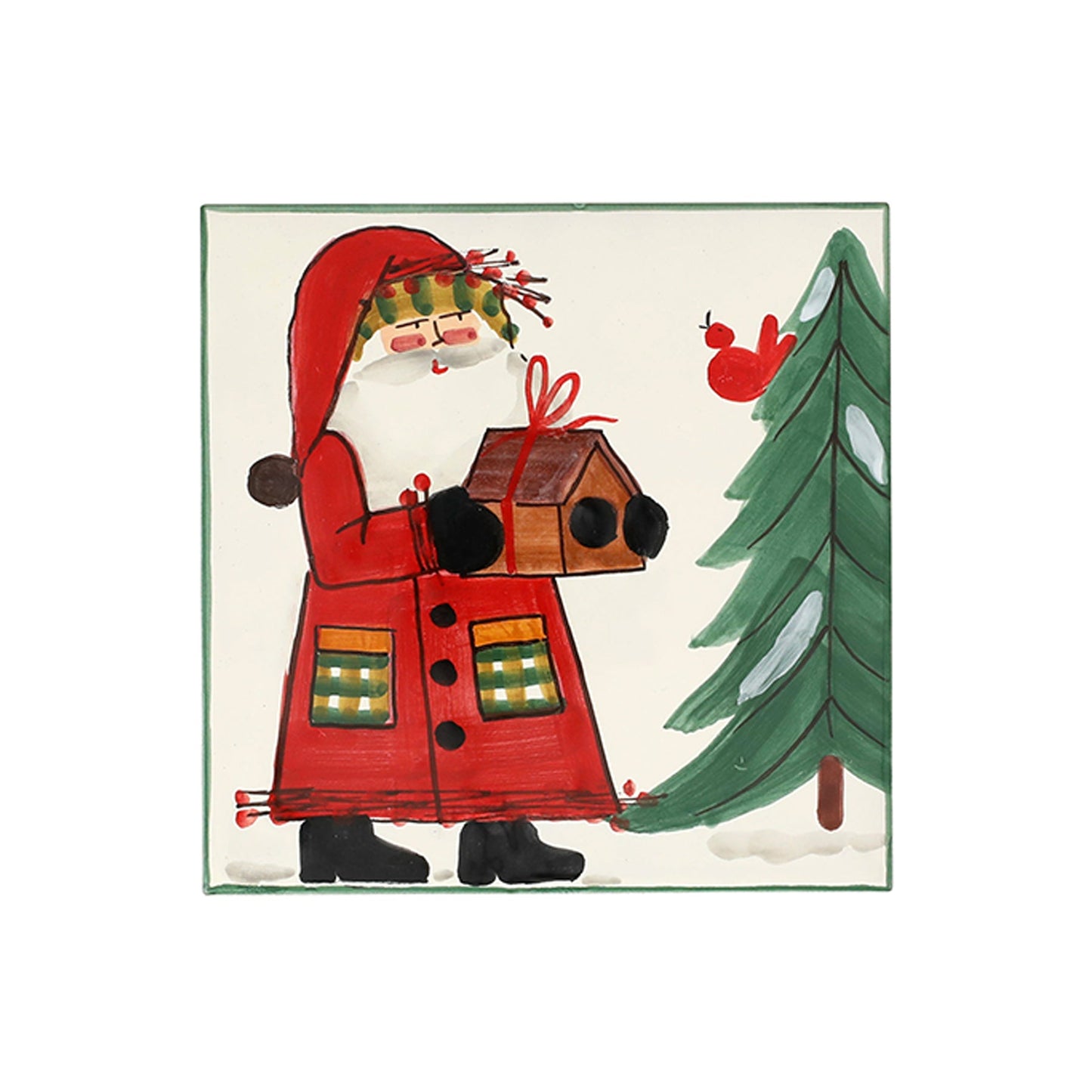 Vietri Old St. Nick Trivet - Bird House