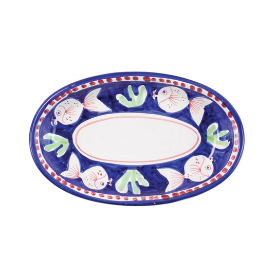 Vietri Campagna Pesce (Fish) Small Oval Tray