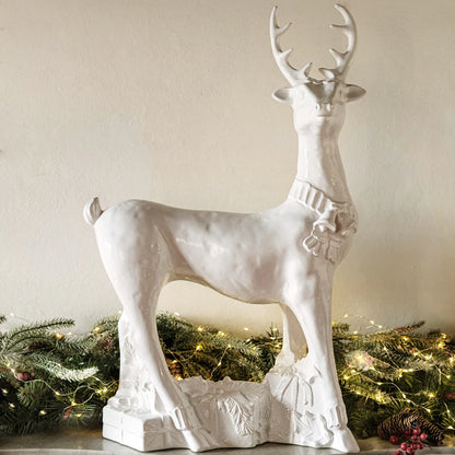 Vietri Pietra Natale Figural Deer Sculpture