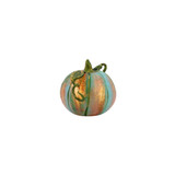 Vietri Pumpkins Figural Glass Pumpkin - Blue