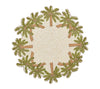 Kim Seybert Placemats: Oasis in Ivory, Green & Gold, Set of 2