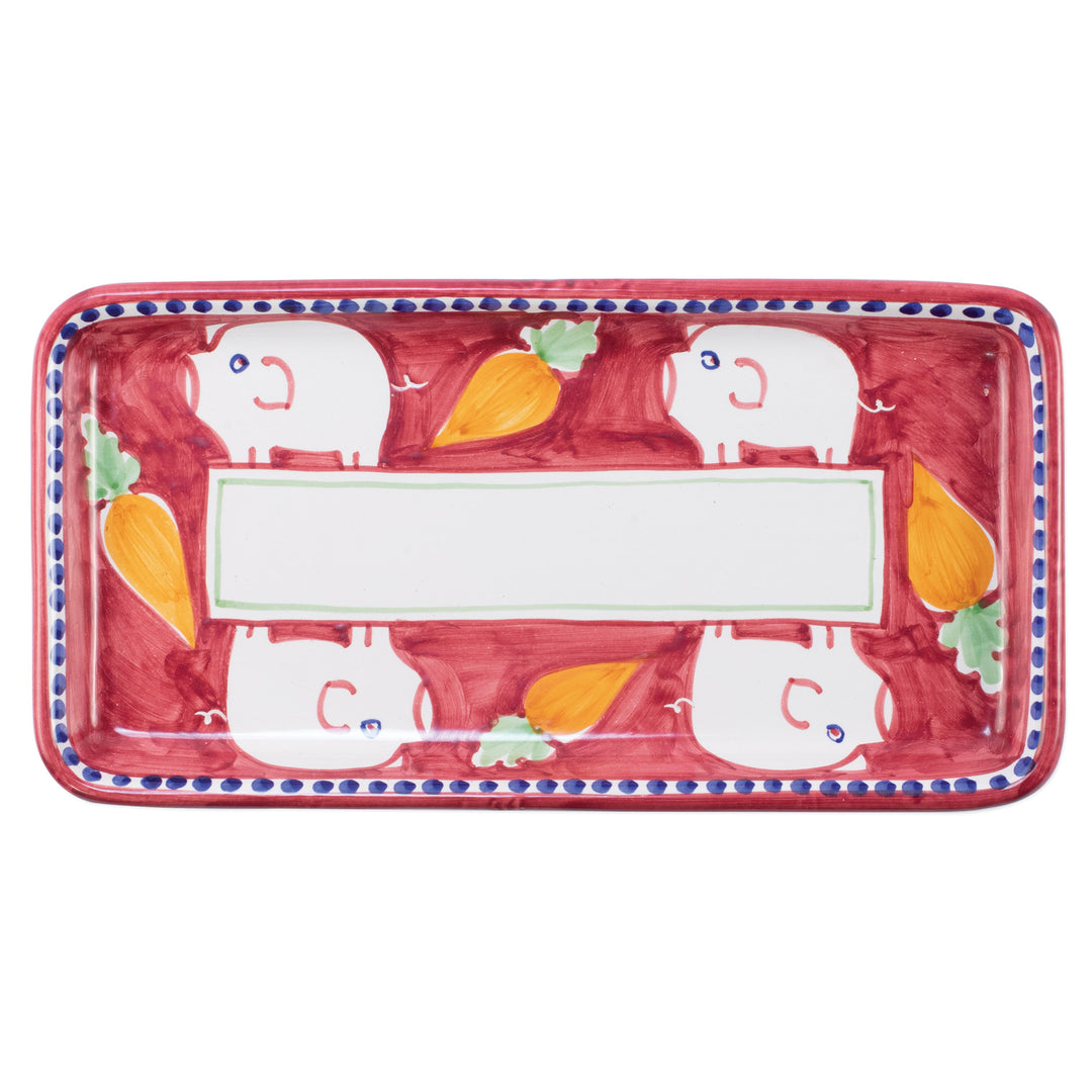 Vietri Campagna Porco (Pig) Rectangular Platter