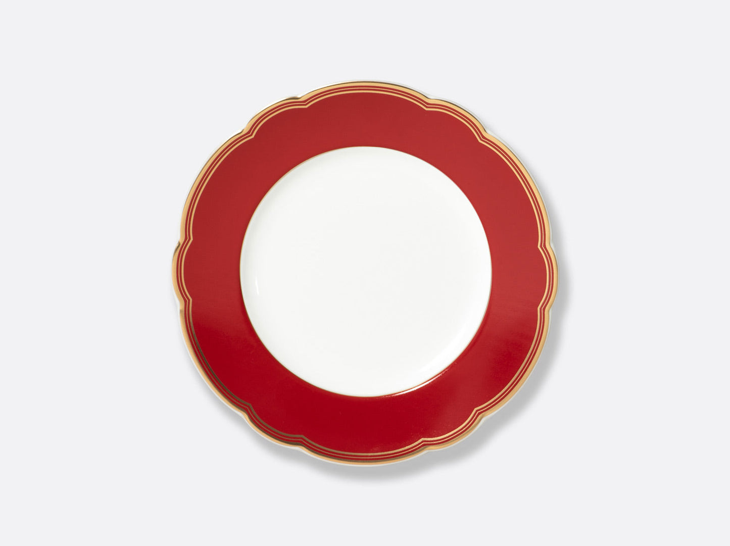 Bernardaud Rouge Salad Pompadour plate 8.5"