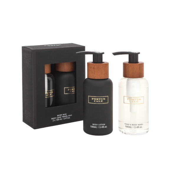 Portus Cale Ruby Red Travel Duo
