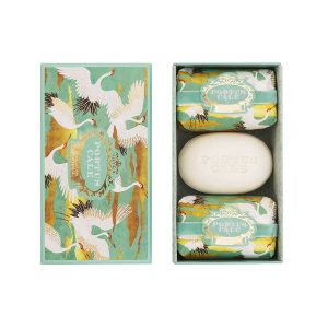 Portus Cale White Crane Soap Set - 3 soaps