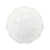White Vietri Incanto Stone Lace Medium Serving Bowl