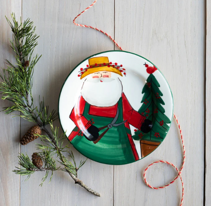 Vietri Old St. Nick 2022 Limited Edition Salad Plate