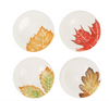 Vietri Autunno Assorted Canape Plates - Set of 4