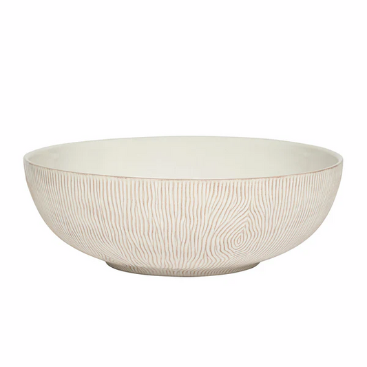 Juliska Blenheim Oak 12" Serving Bowl  - Whitewash