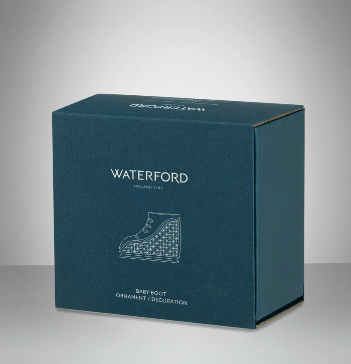 Waterford 2024 Baby's First Christmas Boot Ornament