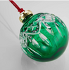 Waterford Lismore Christmas Green Bauble Ornament