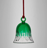 Waterford Lismore Christmas Green Bell Ornament