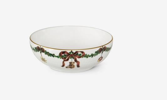 Royal Copenhagen Star Fluted Christmas BOWL 9.8 inches