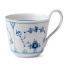 Royal Copenhagen Blue Fluted Plain Floral Pattern Porcelain High Handle Mug