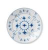 Royal Copenhagen Blue Fluted Plain Floral Pattern Porcelain Salad Plate