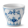 Royal Copenhagen Blue Fluted Plain Floral Pattern Motif Porcelain Egg Cup