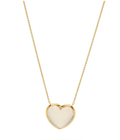 Juliska Love Necklace, 16"+2'' - Clear Quartz