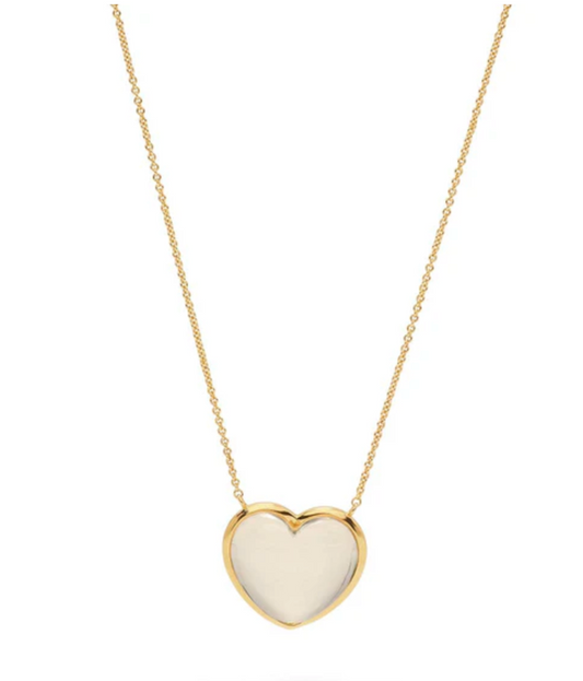 Juliska Love Necklace, 16"+2'' - Clear Quartz