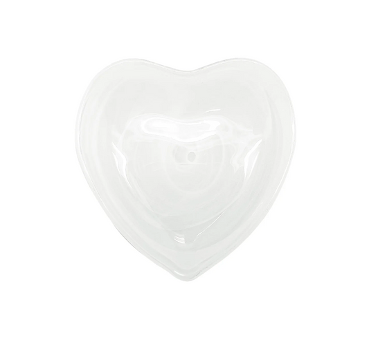 Mariposa Alabaster White Heart Plate