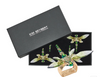 KIM SEYBERT  Dragonfly Napkin Ring in Green, Set of 4 in a Gift Box