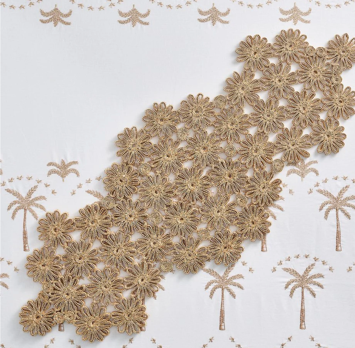 Kim Seybert Flores Table Runner - Thumbnail 4