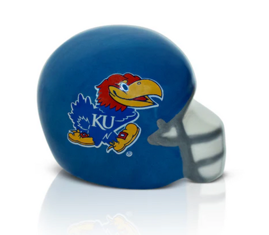 Nora Fleming Mini Collegiate Helmet: University of Kansas