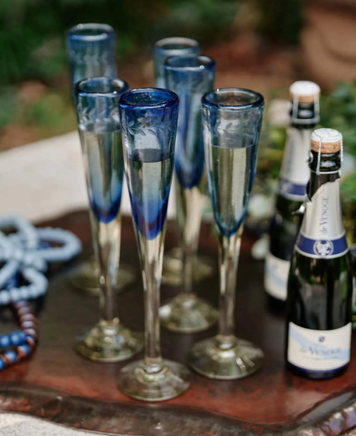 Jan Barboglio Blue Champagne Pilar