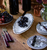 Gien Filet Midnight Pickle Dish