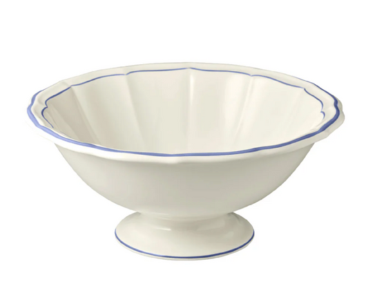 Gien Filet Blue Open Vegetable Bowl