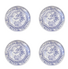 Gien Oiseau Blue Canape Plates