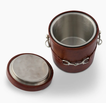 Vagabond Equestrian Horse Bit Leather Ice Bucket