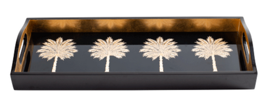 Grand Palms Black Tray 20 x 8
