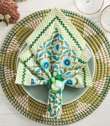 Kim Seybert Napkin Rings: Sea Stone, Set of 4