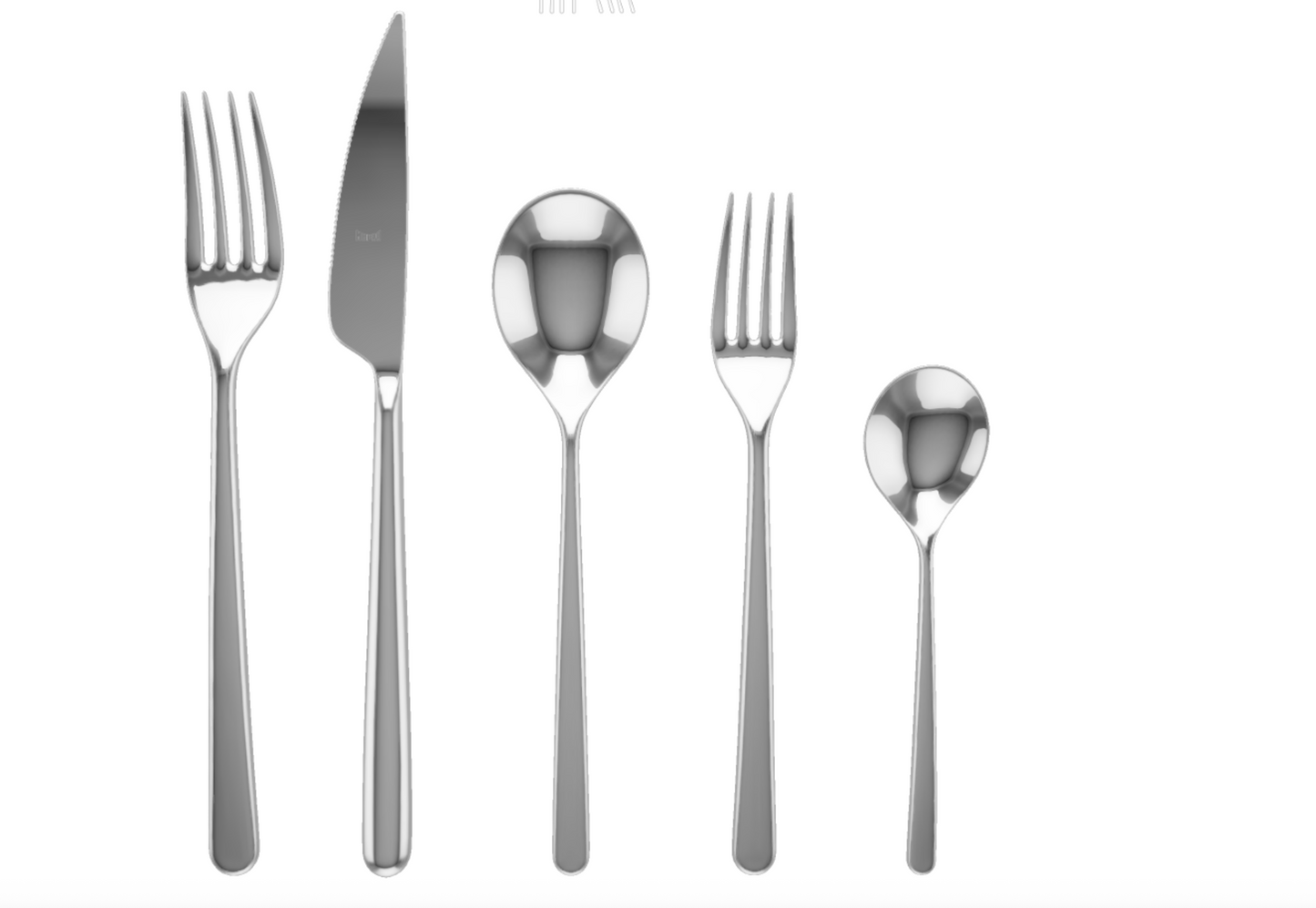 Mepra Linea Flatware 5 Piece Placesetting