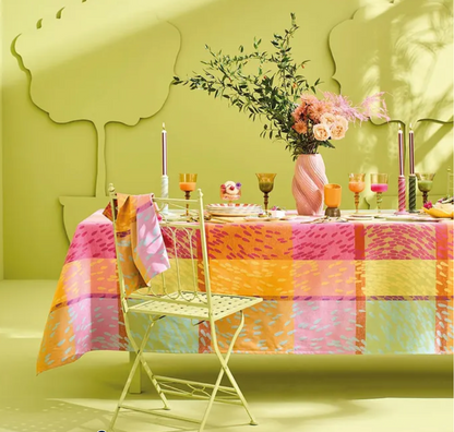 Garnier Thiebaut Mille Sources Berlingot Jacquard Tablecloth