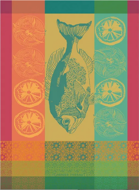 Garnier Thiebaut Plancha Ete Jacquard Kitchen Towel
