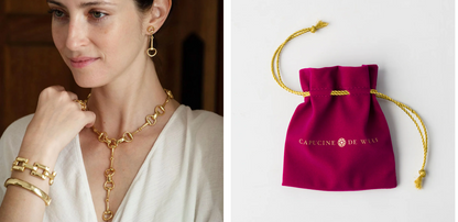 Capucine De Wulf Equestrian Snaffle Bit Earrings - Gold