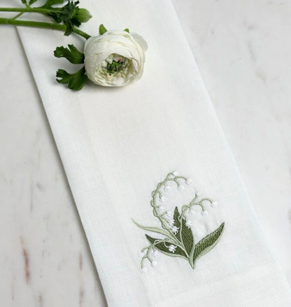 Arte Italica Lily of the Valley Linen Towel