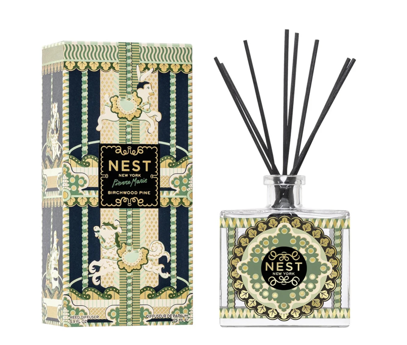 NEST New York x Pierre Marie  Birchwood Pine Reed Diffuser