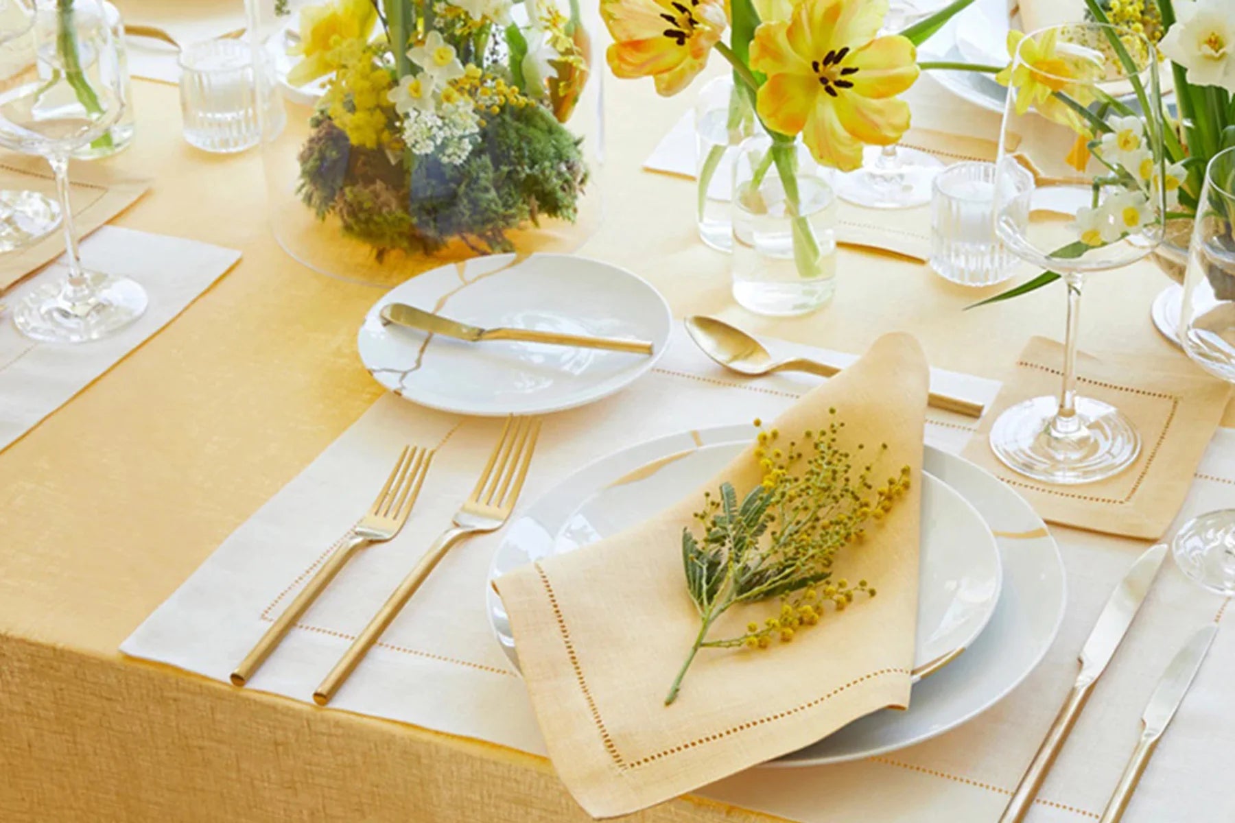 Sferra Festival Linen Dinner Napkins - Thumbnail 2